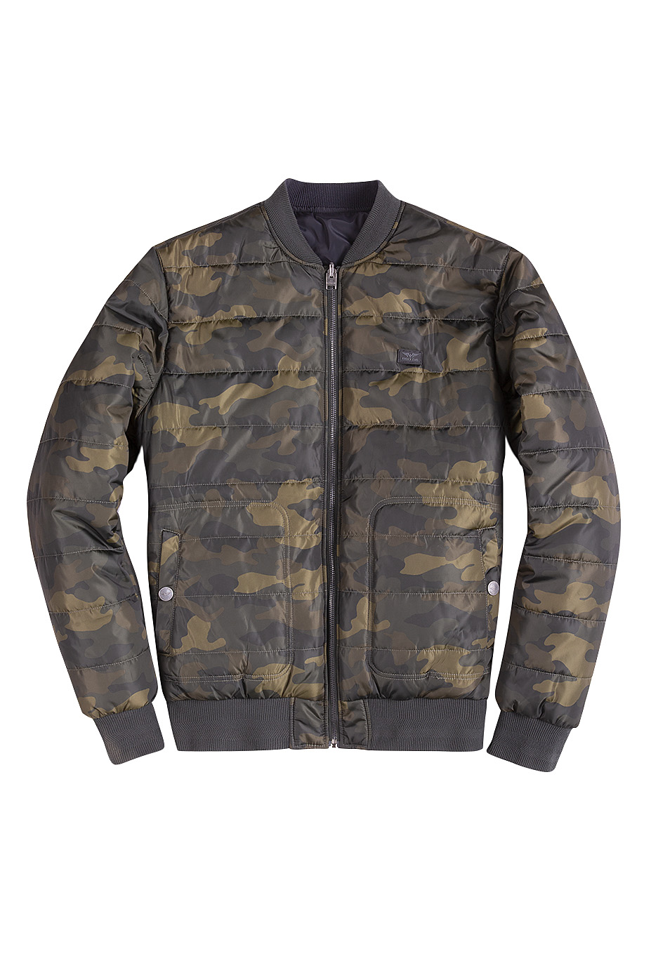 CHAQUETA BOMBER REVERSIBLE FJ MILITARY - 4