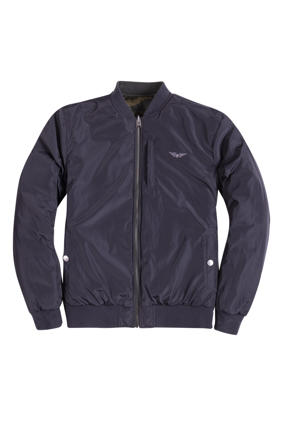 CHAQUETA BOMBER REVERSIBLE FJ MILITARY - 5