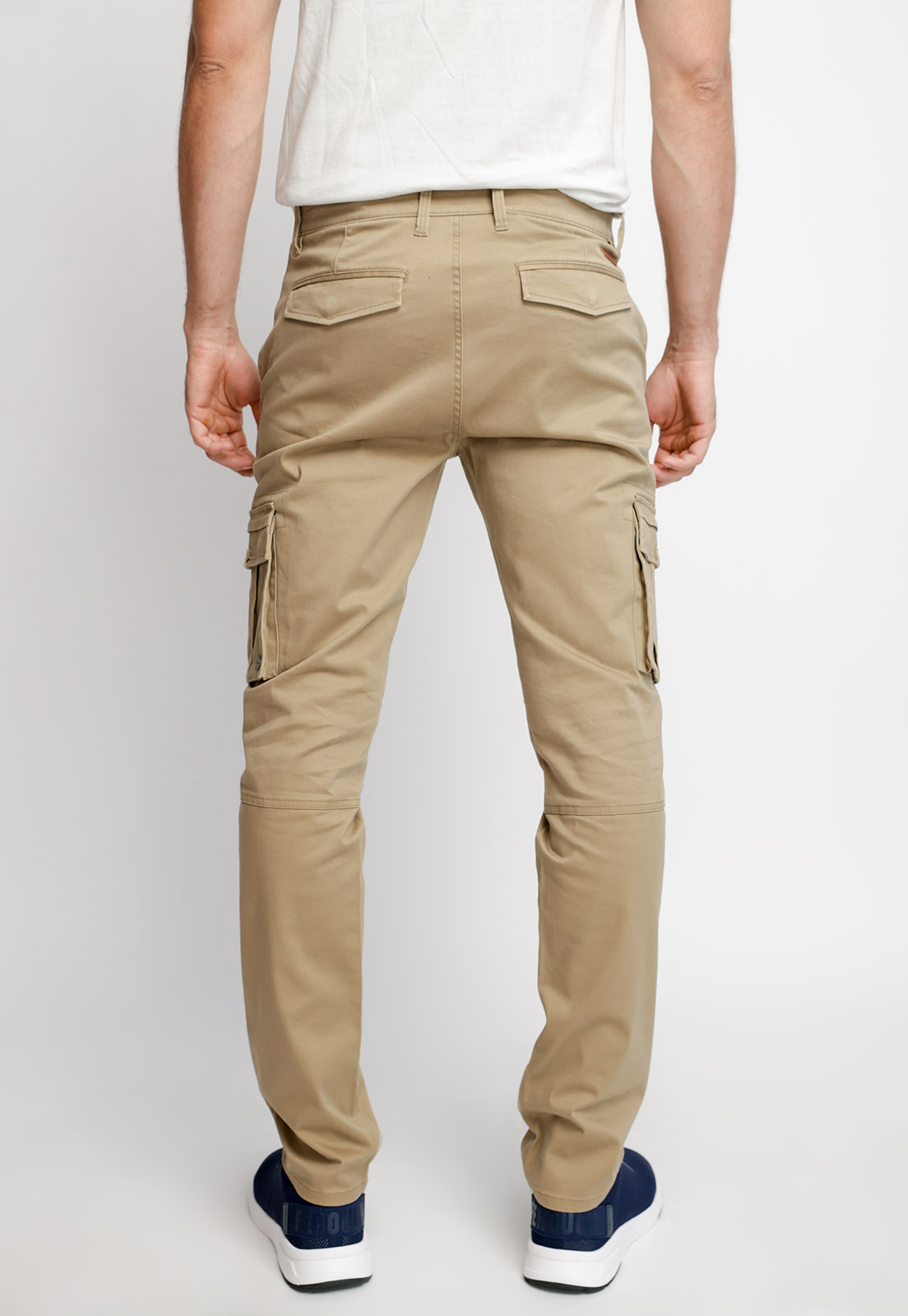 PANTALÓN CLÁSICO CARGO F BEIGE - 2