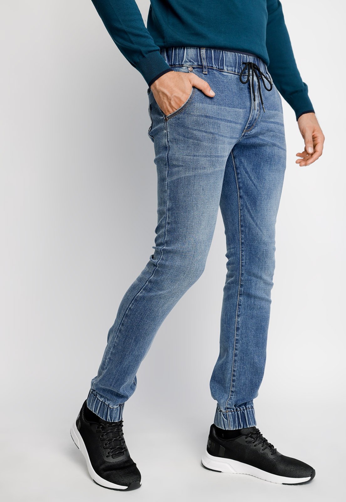 JEANS JOGGER FJ BLUE - 1