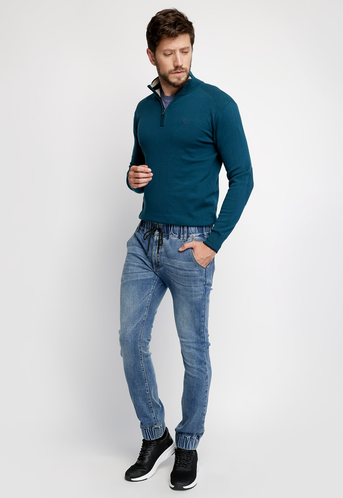 JEANS JOGGER FJ BLUE - 4