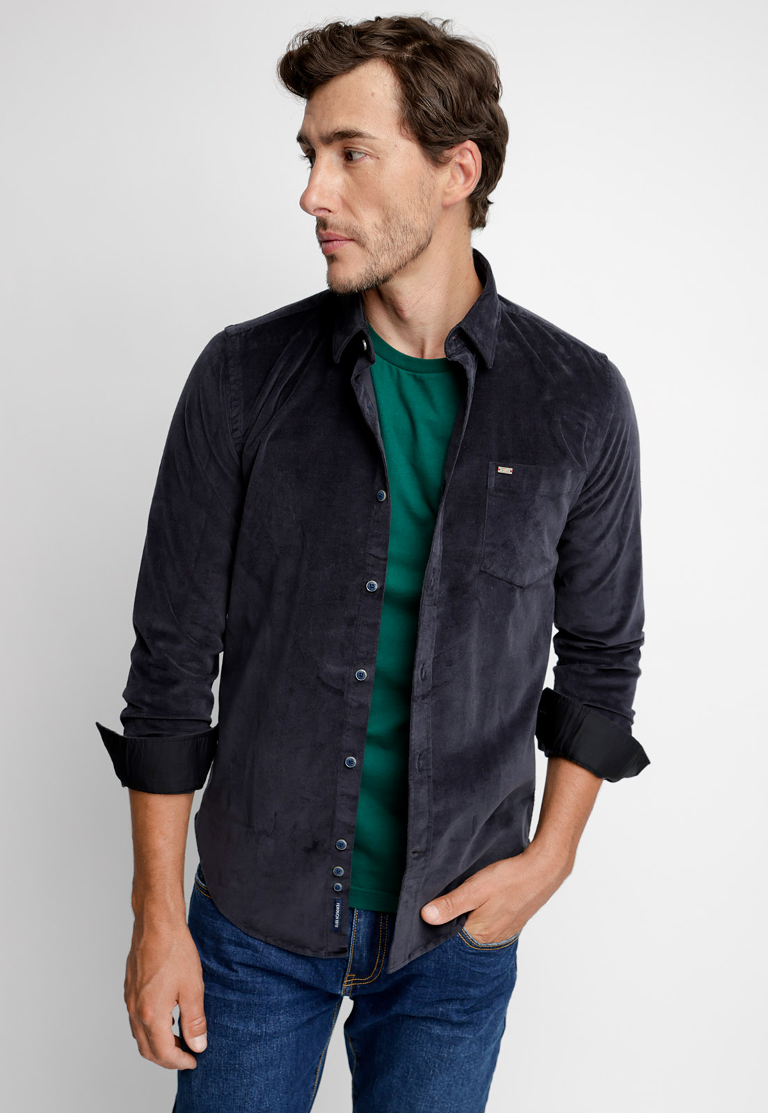 CAMISA CORDUROY F METAL - 1