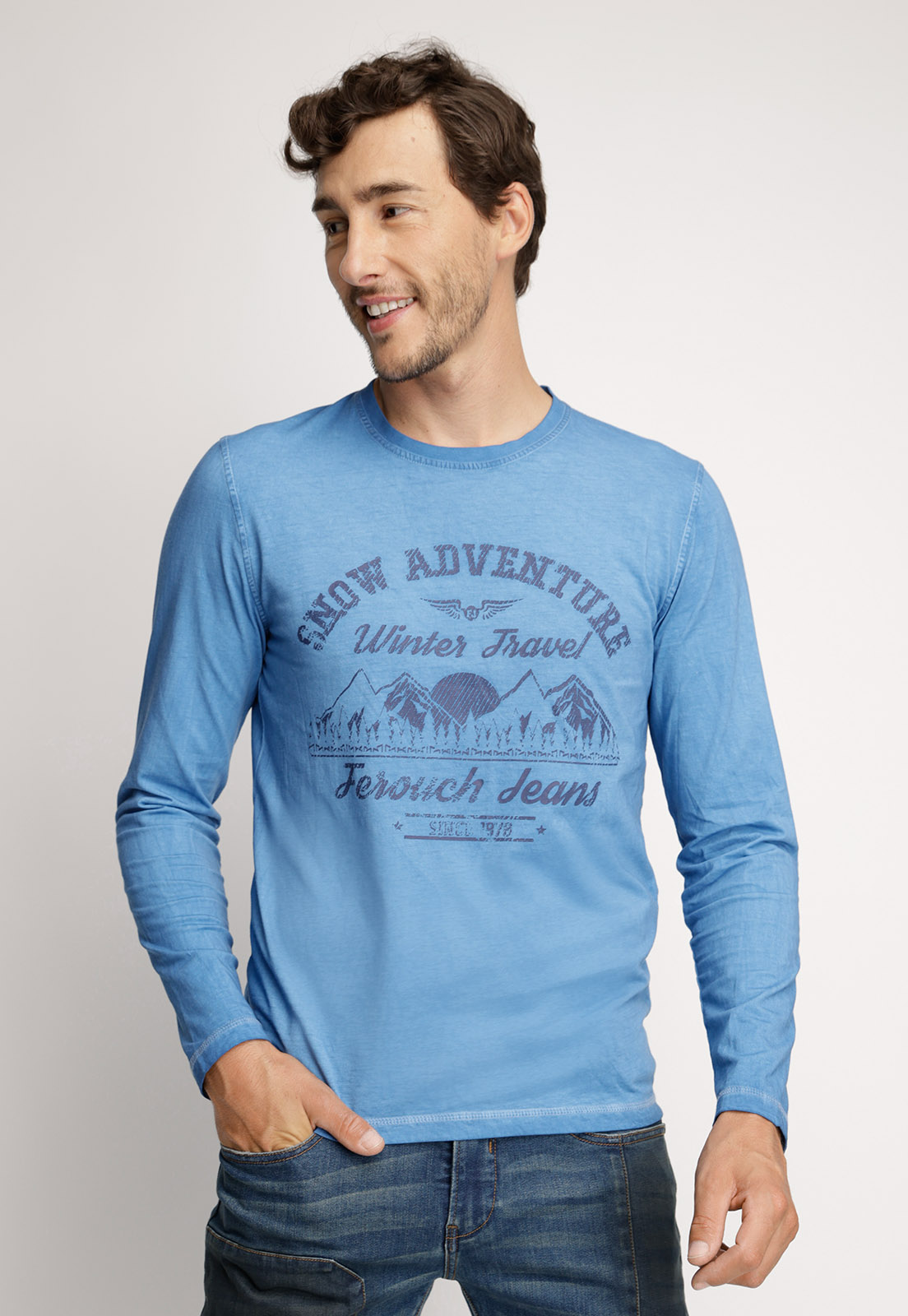 POLERA MICHIGAN LT. BLUE - 1