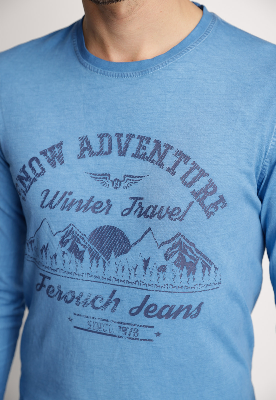 POLERA MICHIGAN LT. BLUE - 3