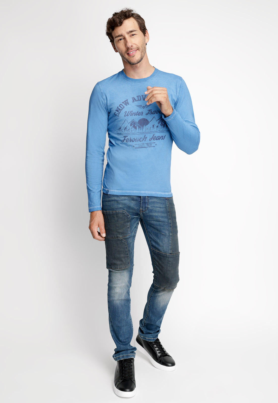 POLERA MICHIGAN LT. BLUE - 4