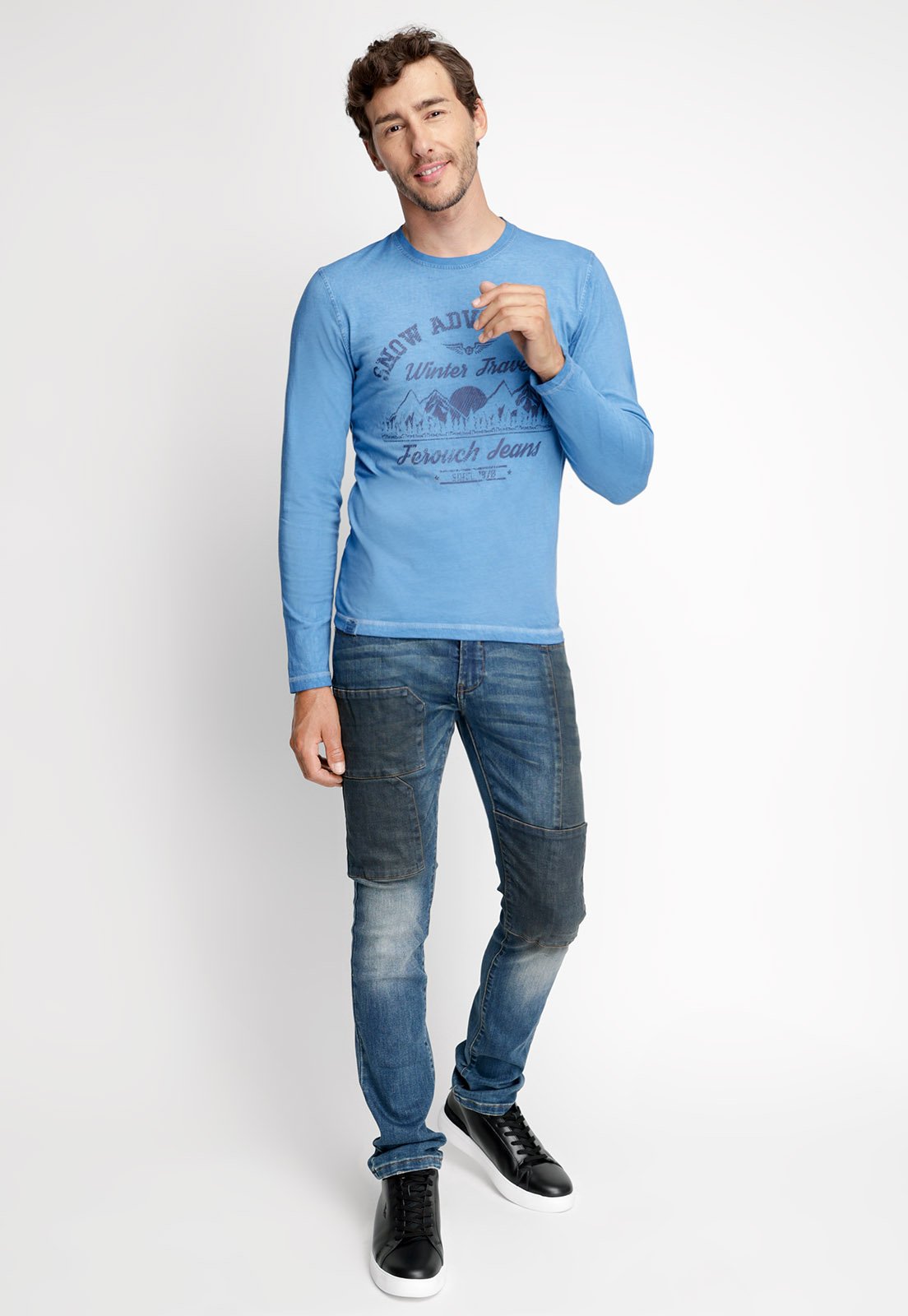 POLERA MICHIGAN LT. BLUE - 4