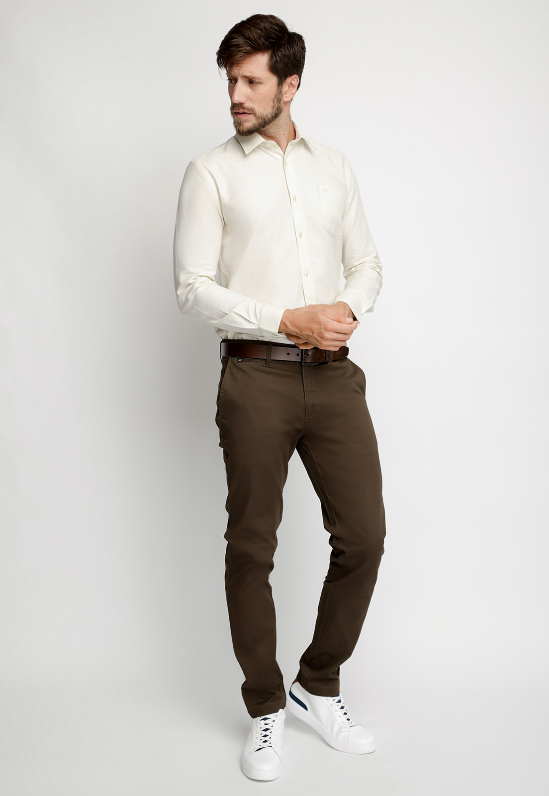 CAMISA SPORT ASTORIA F ECRU - 4
