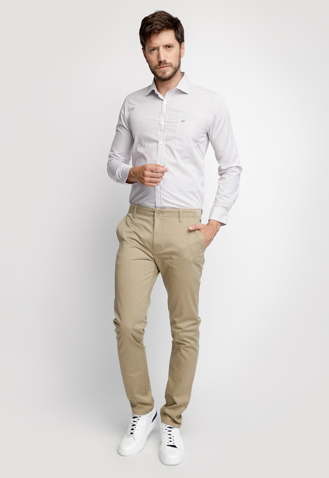CAMISA SMART CASUAL HOUSTON PURPLE - 4