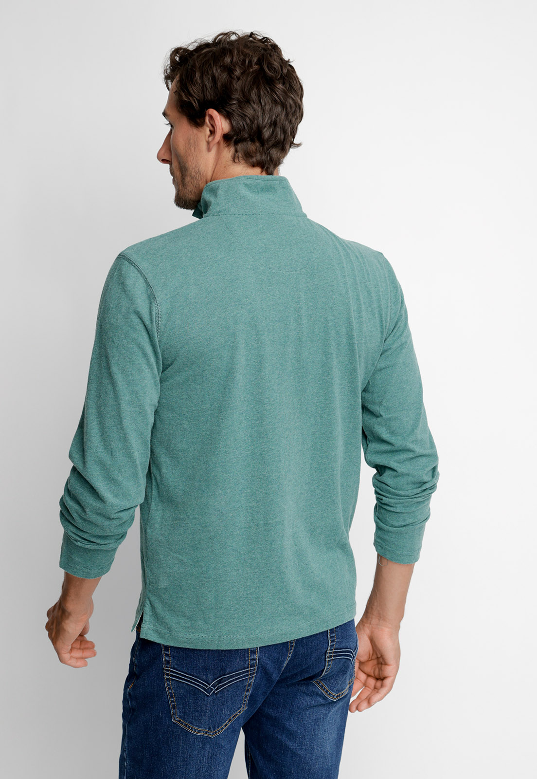 POLERA POLO UTAH PINE MELANGE - 2