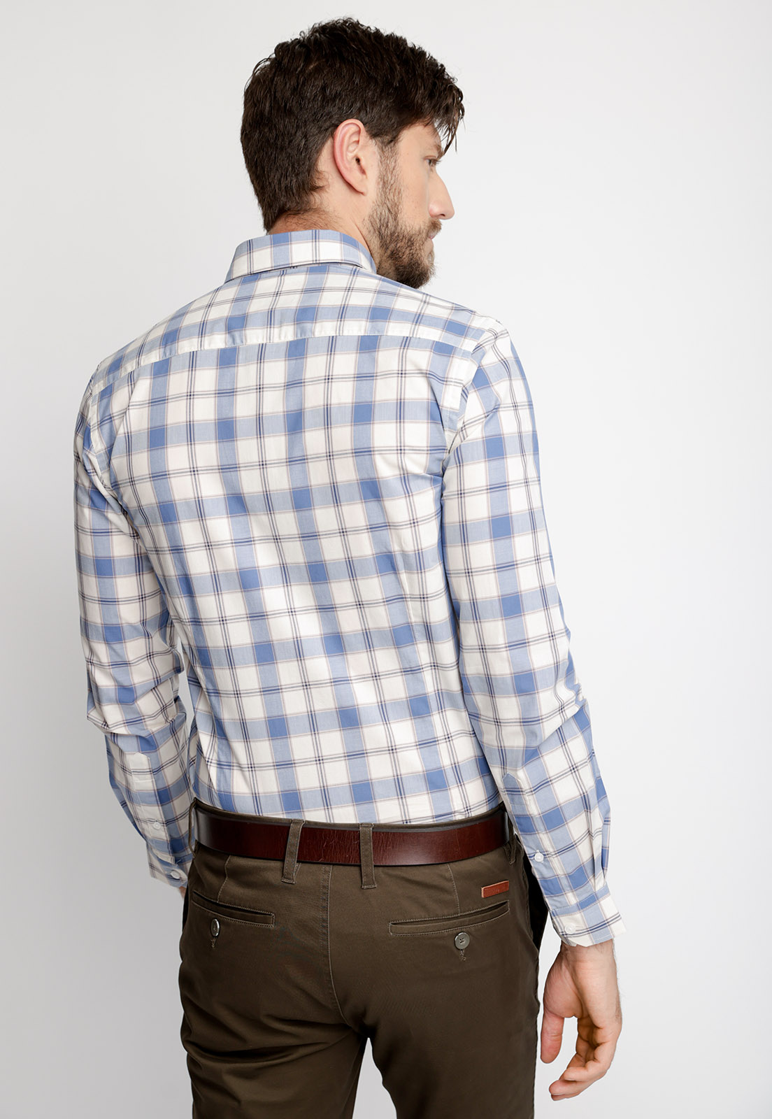 CAMISA CHECKERED HARLEM F BLUE - 2