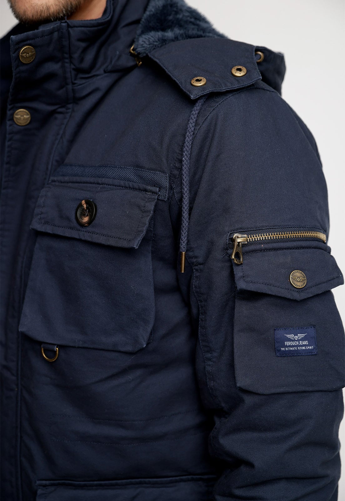 CHAQUETA TWILL NEVADA F NAVY - 3