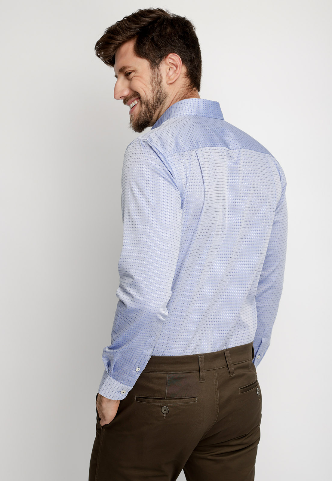 CAMISA SMART CASUAL GEORGIA BLUE - 2