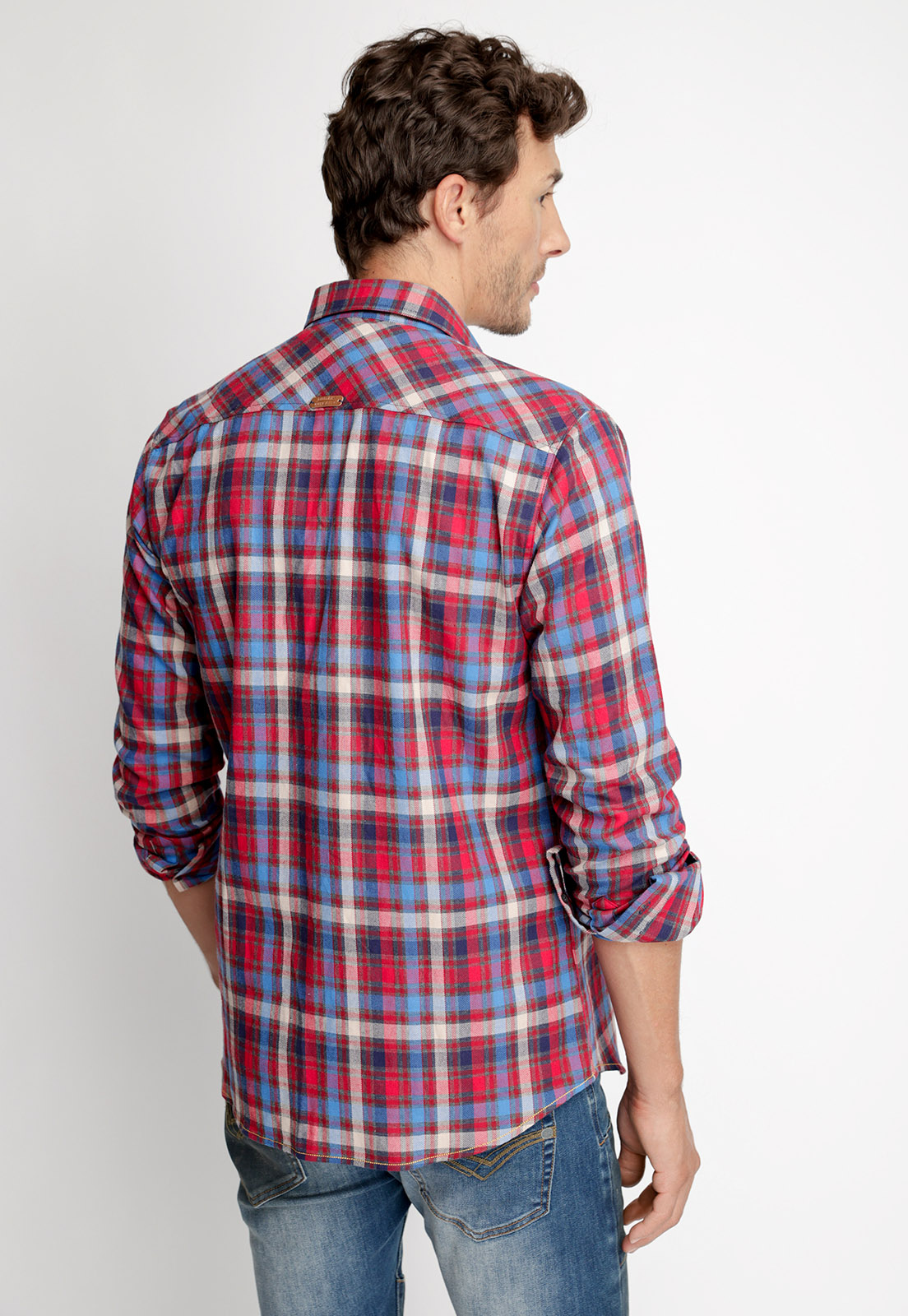CAMISA CHECKERED MEMPHIS FJ RED - 2