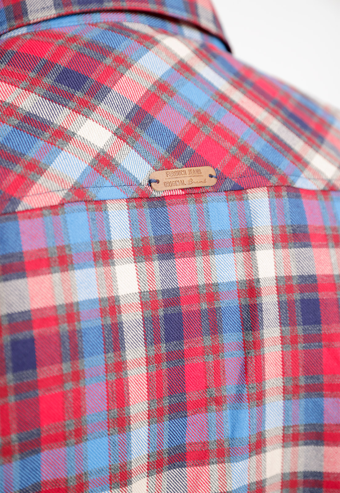 CAMISA CHECKERED MEMPHIS FJ RED - 3