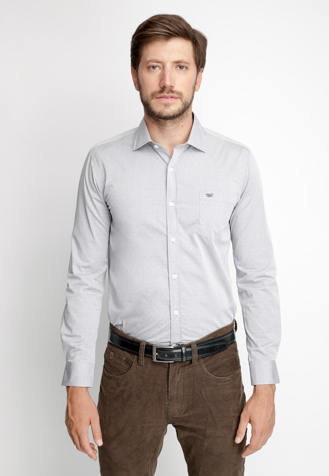 CAMISA SMART CASUAL BOSTON METAL - 1