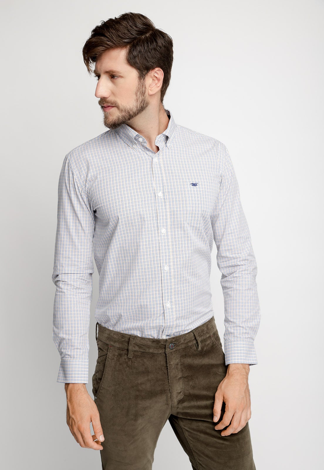 CAMISA SMART CASUAL PARMA GOLD - 1