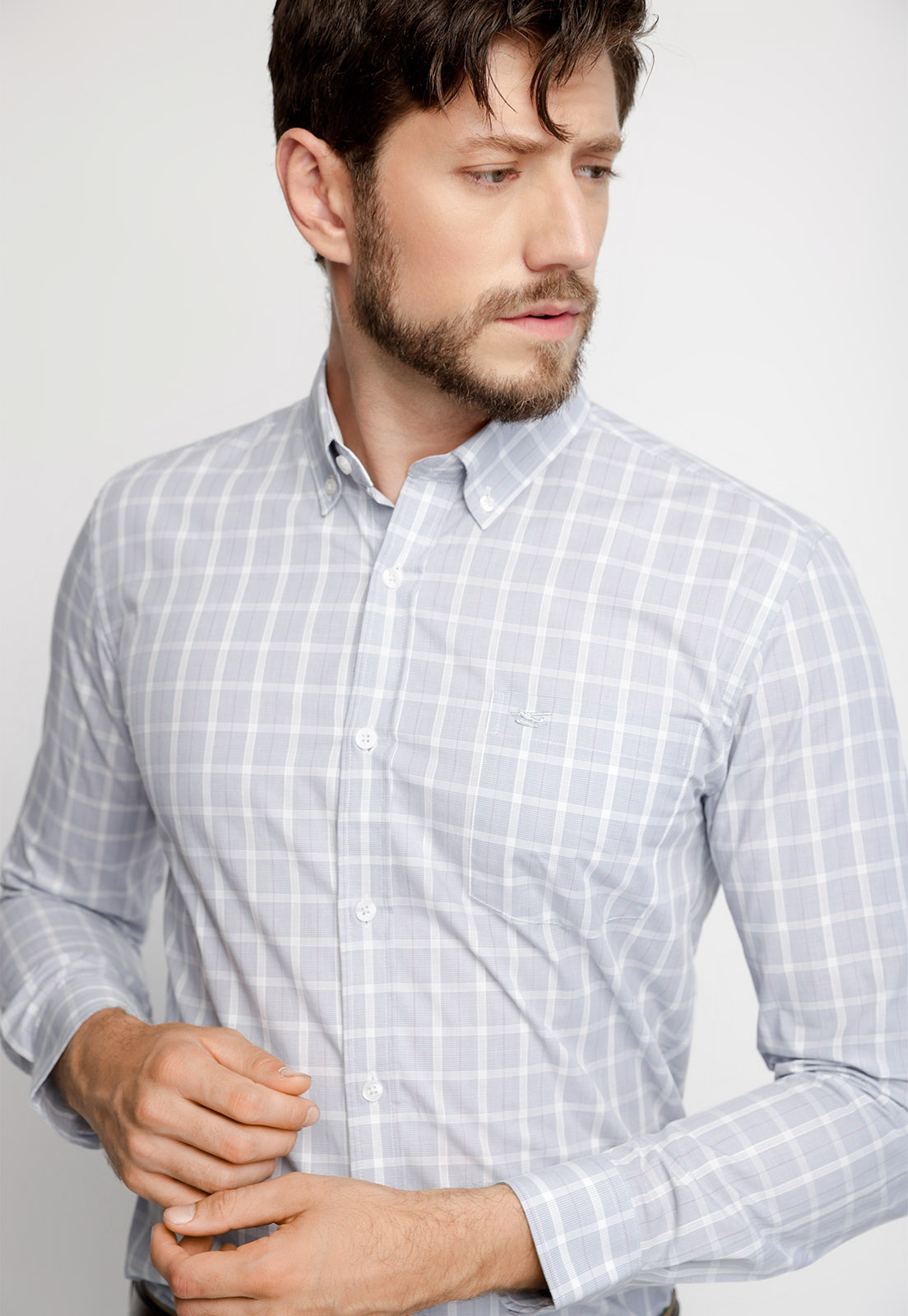 CAMISA SMART CASUAL FLORIDA BLUE - 3
