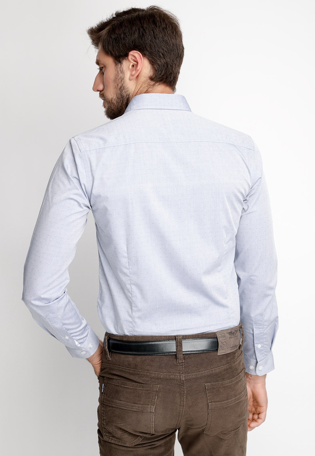 CAMISA SMART CASUAL BOSTON BLUE FE - 2