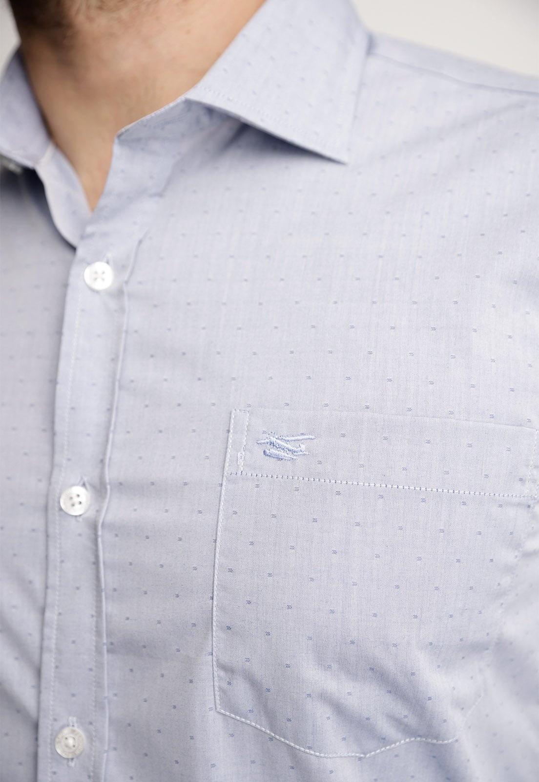 CAMISA SMART CASUAL BOSTON BLUE FE - 3
