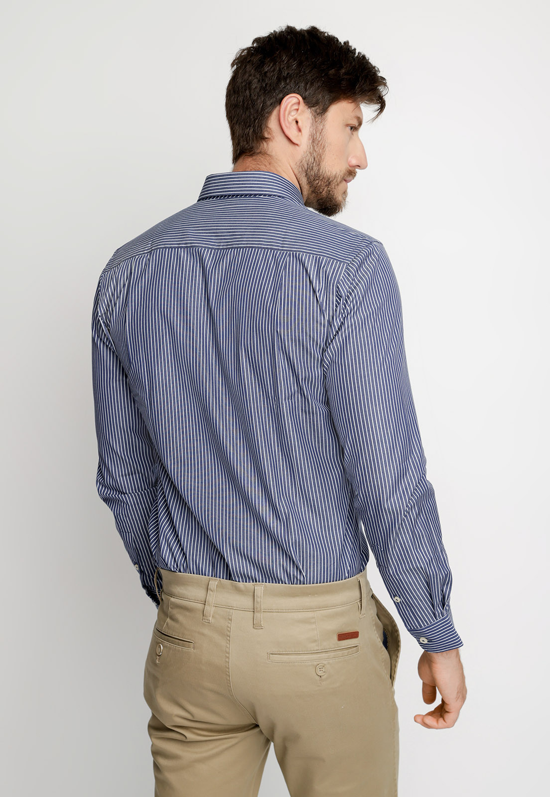 CAMISA SMART CASUAL ORLANDO NAVY - 2