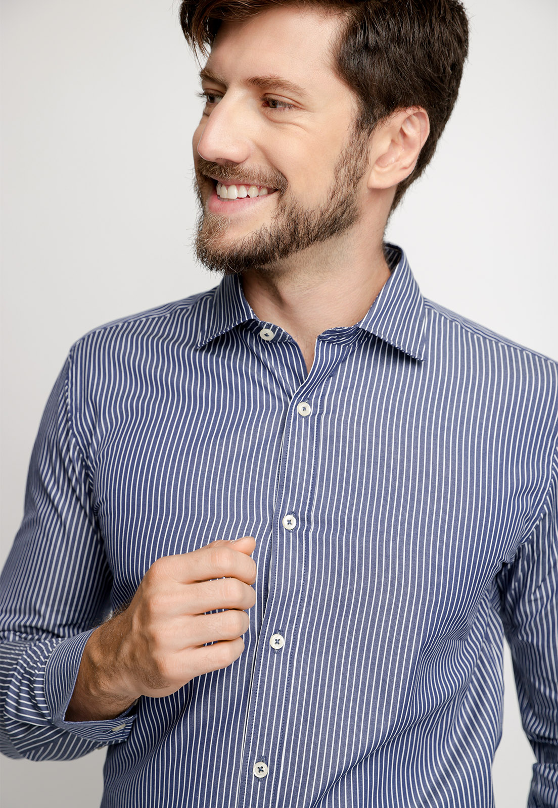 CAMISA SMART CASUAL ORLANDO NAVY - 3