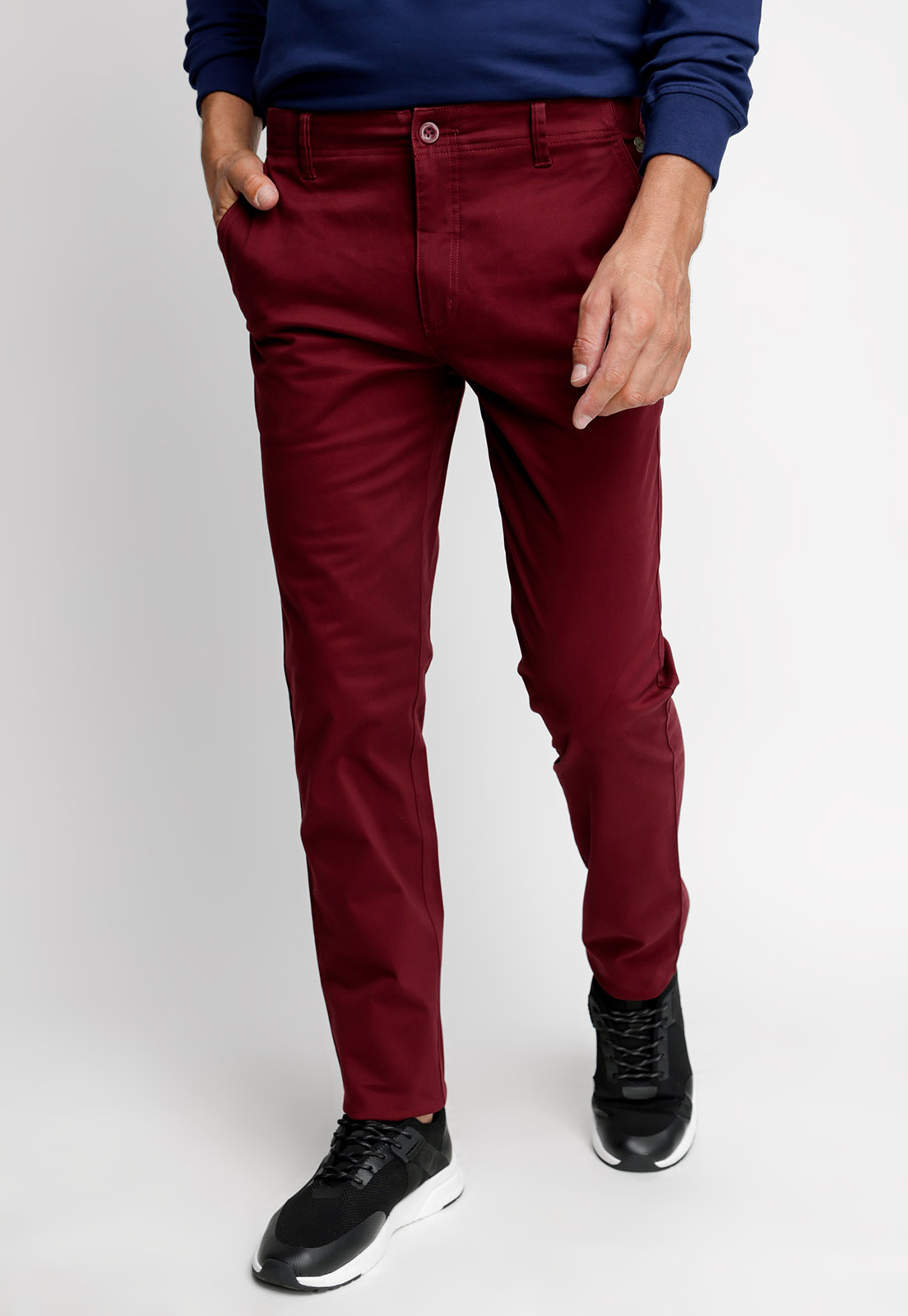 PANTALÓN MEMPHIS F DK RED - 1