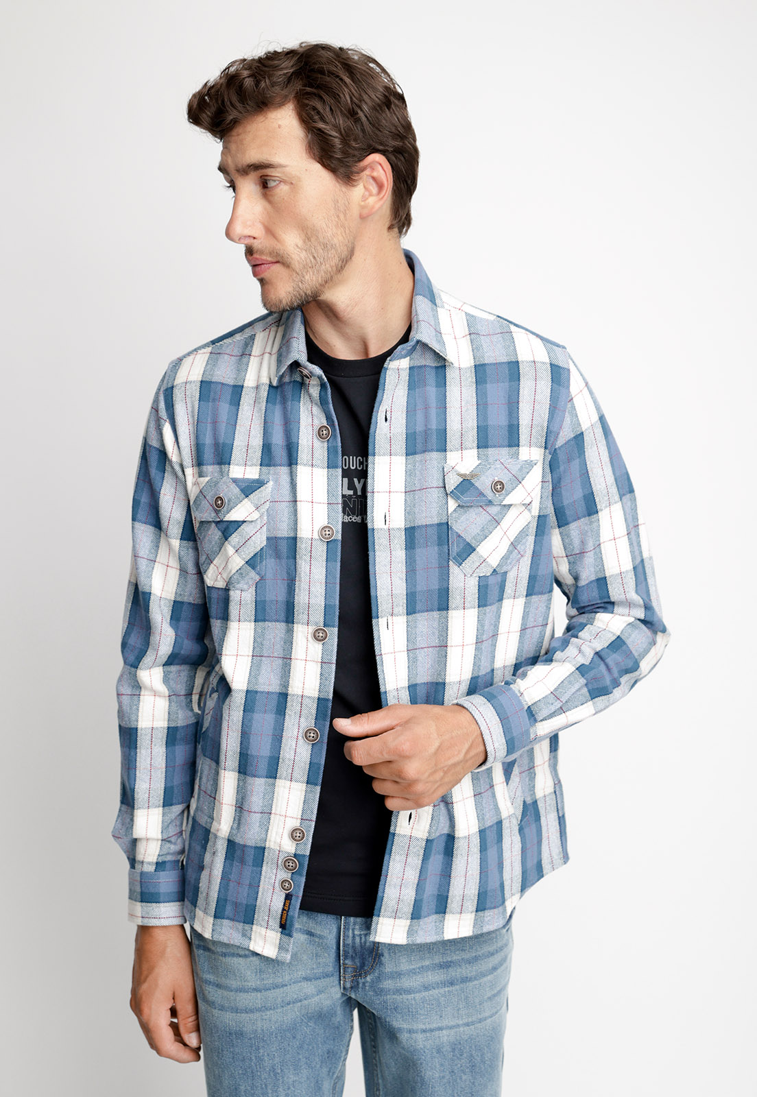 CAMISA OVERSHIRT FJ RIVER - 1
