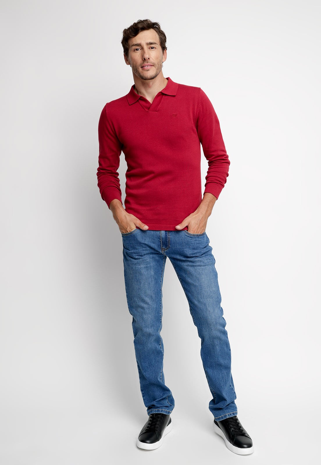 POLERA POLO PENNSYLVANIA BURGUNDY - 4