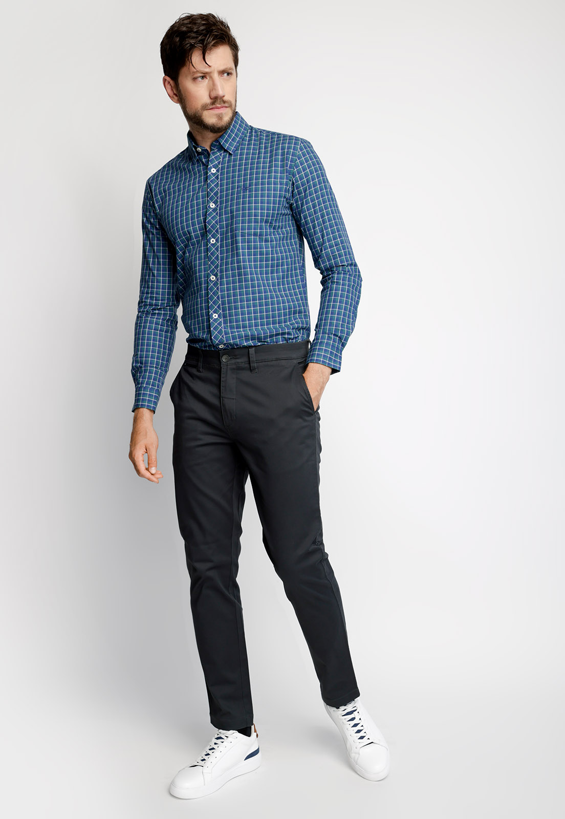 CAMISA CHECKERED DAKOTA F GREEN - 4