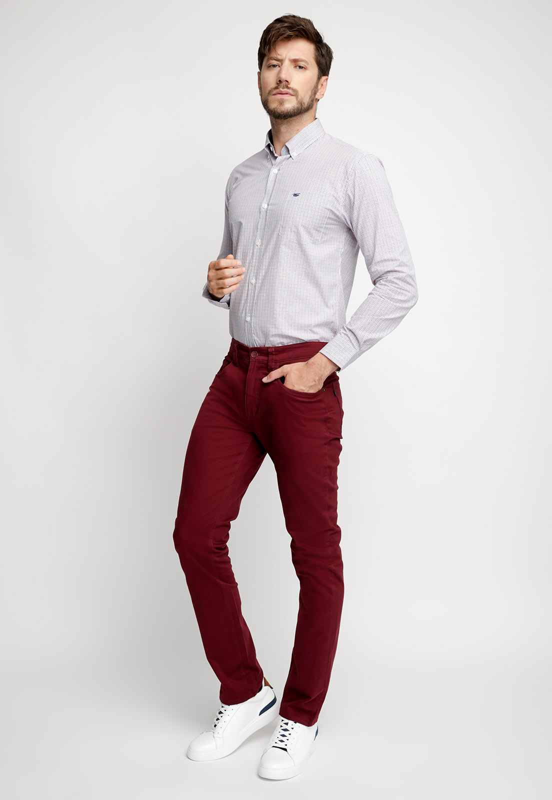 PANTALÓN ST. LOUIS F DK RED - 4