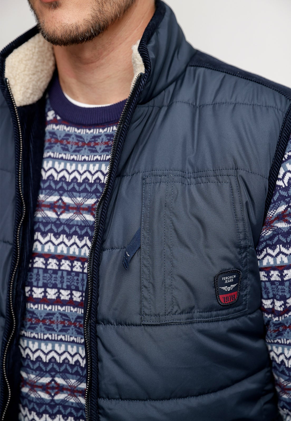CHAQUETA SIN MANGAS CALIFORNIA FJ NAVY - 3