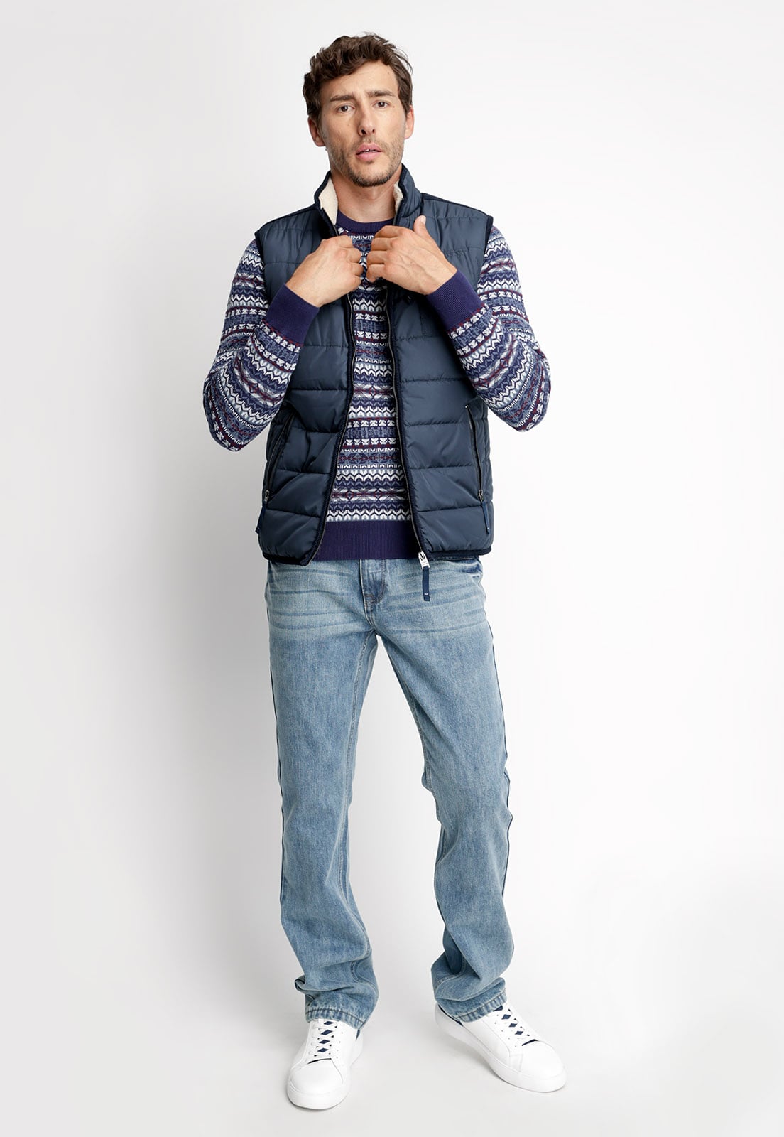 CHAQUETA SIN MANGAS CALIFORNIA FJ NAVY - 4