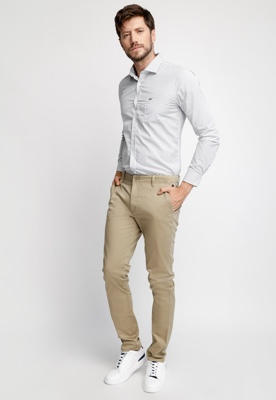 PANTALÓN MEMPHIS F KHAKI - 4