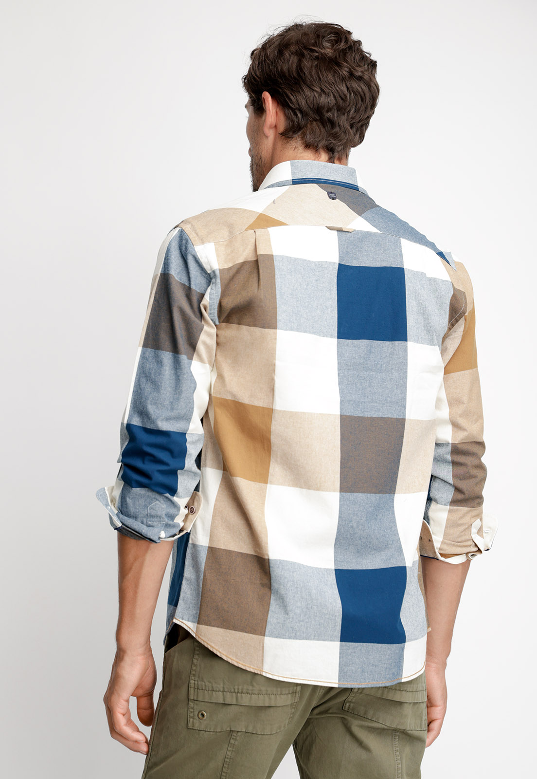 CAMISA CUADRO COLOR FJ TOASTED - 2
