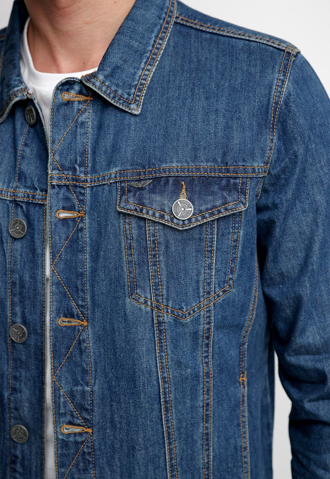 CHAQUETA BÁSICA DENIN FJ NAVY - 3