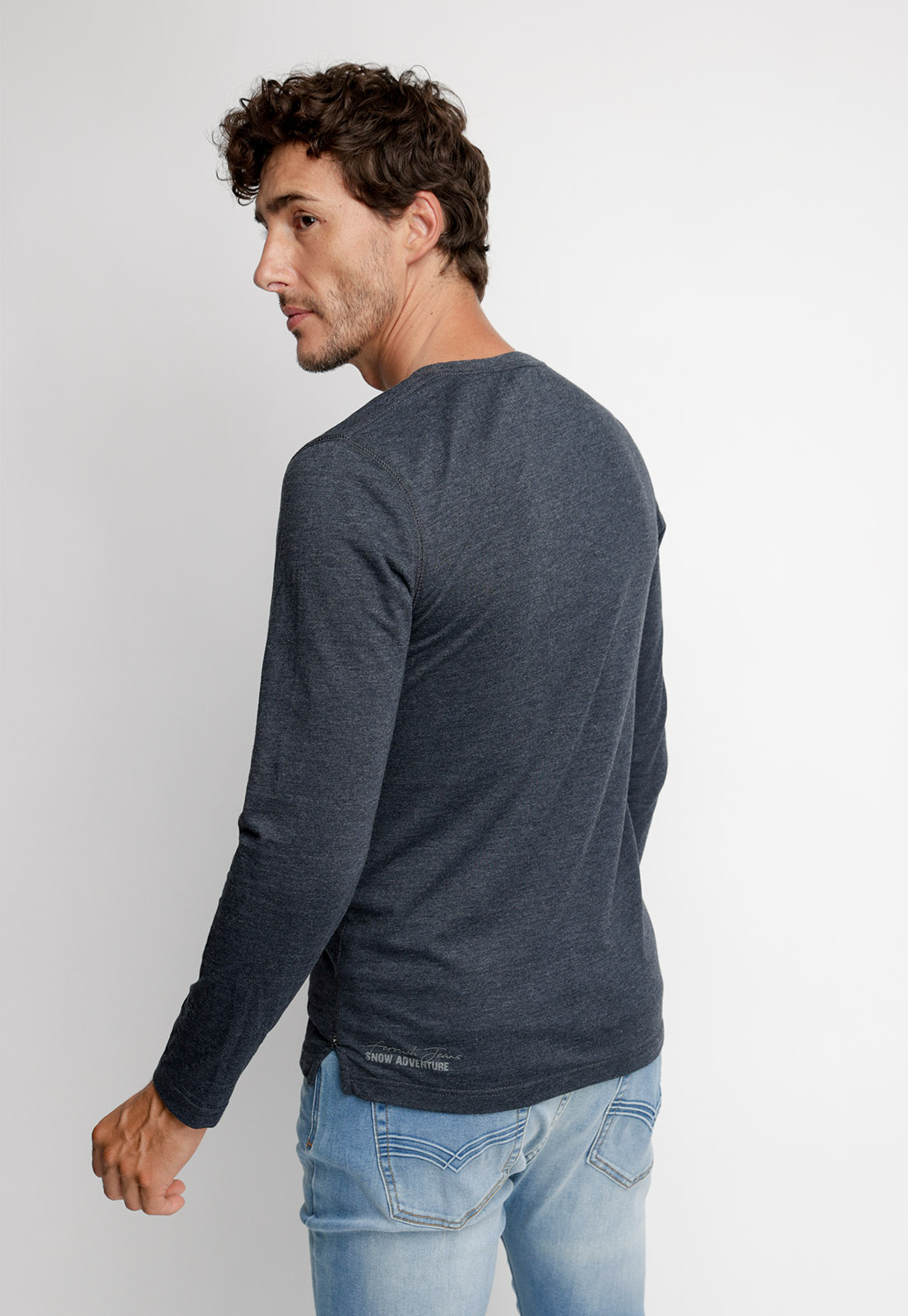 POLERA MARYLAND GRAFITO MELANGE - 2