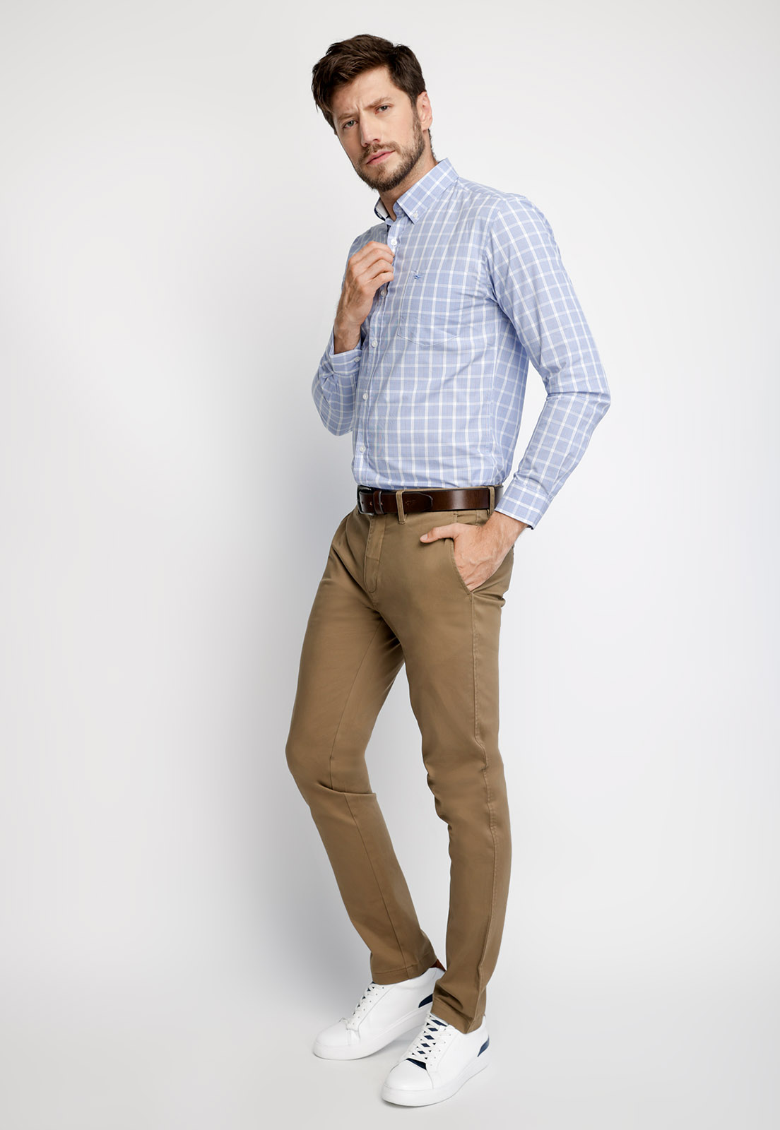 CAMISA SMART CASUAL FLORIDA GREY - 4