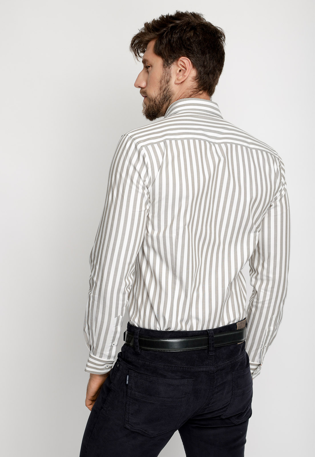 CAMISA LISTADA NEW YORK F CAMEL - 2