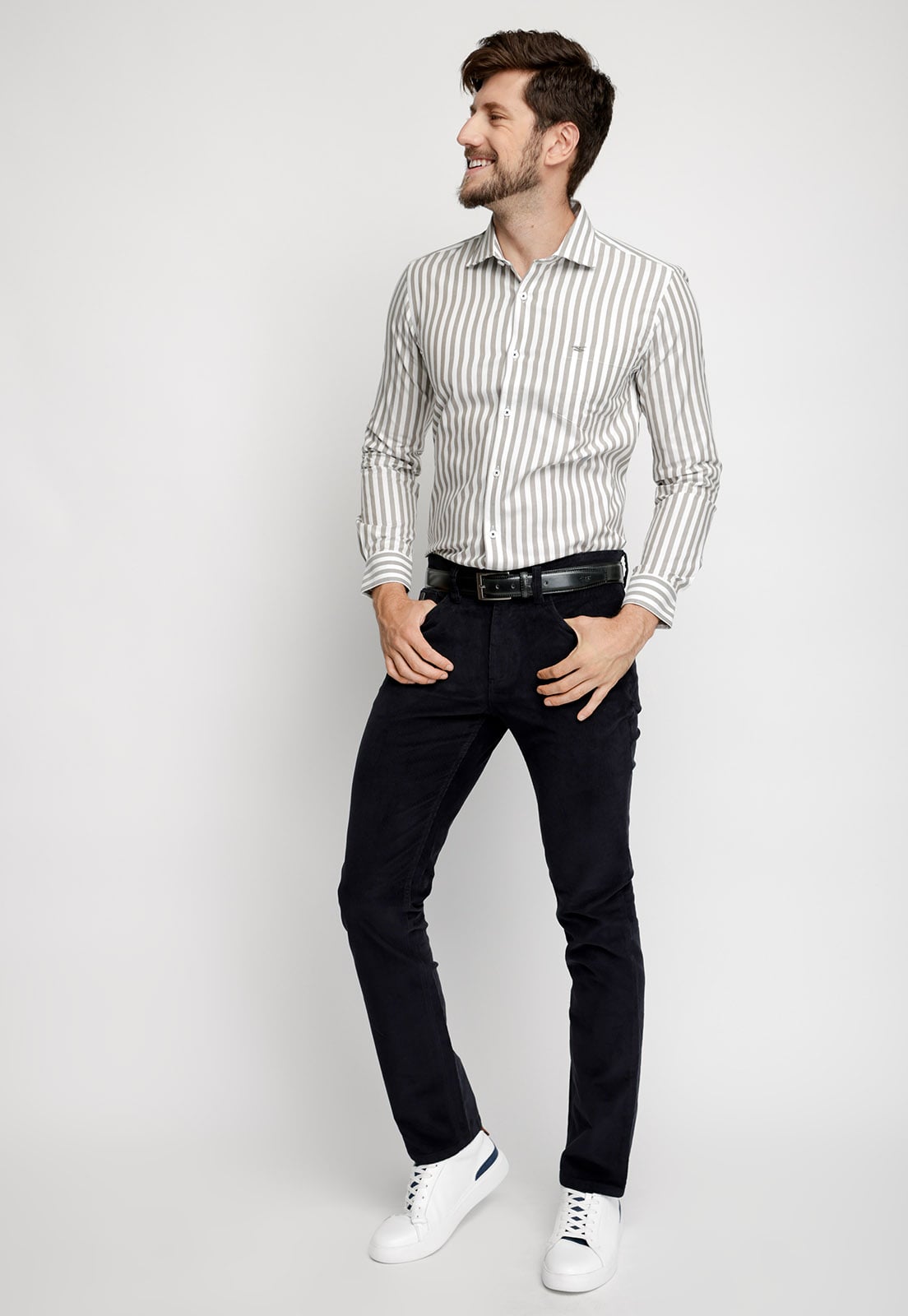 CAMISA LISTADA NEW YORK F CAMEL - 4