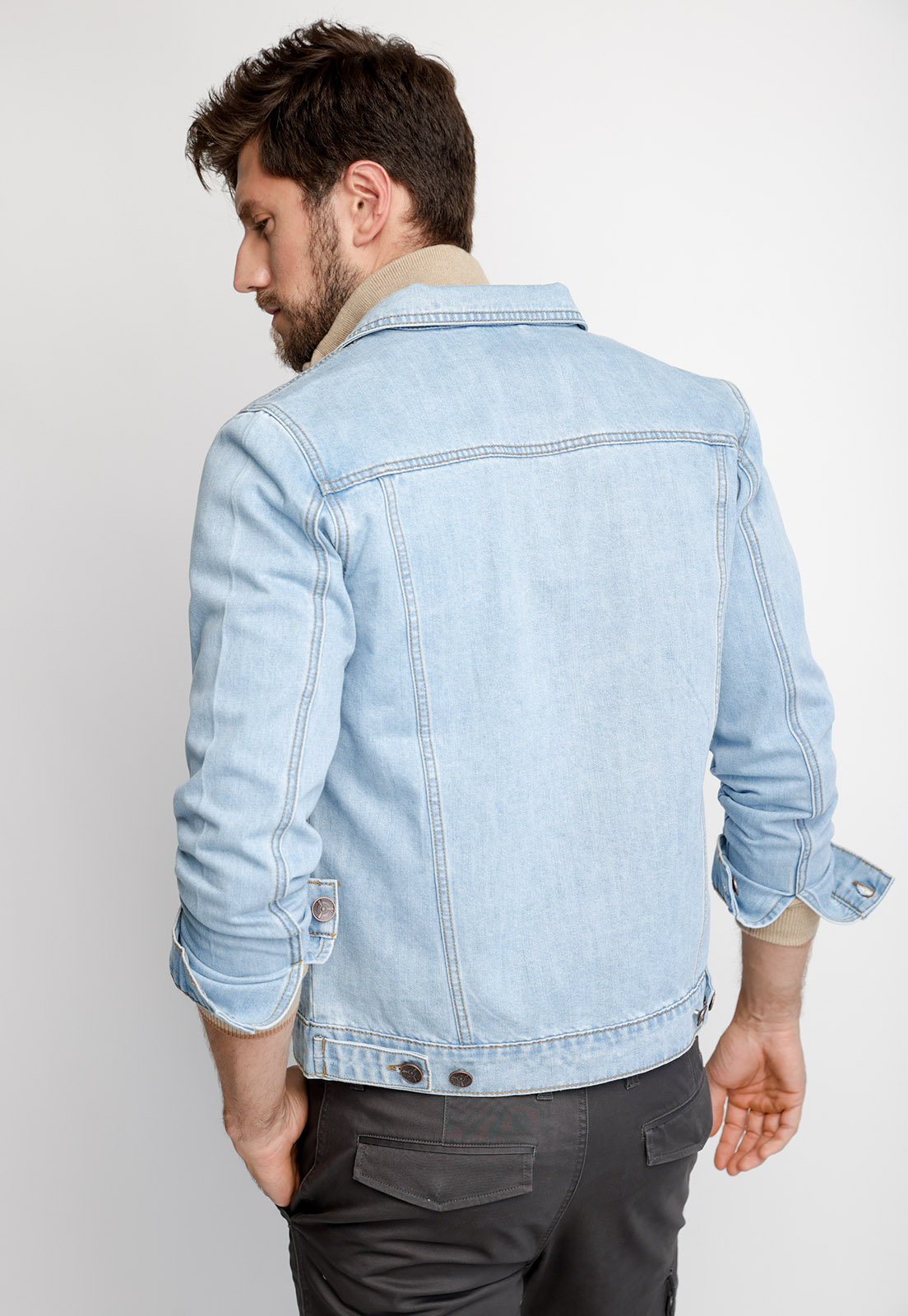 CHAQUETA BÁSICA DENIM FJ BLUE - 2