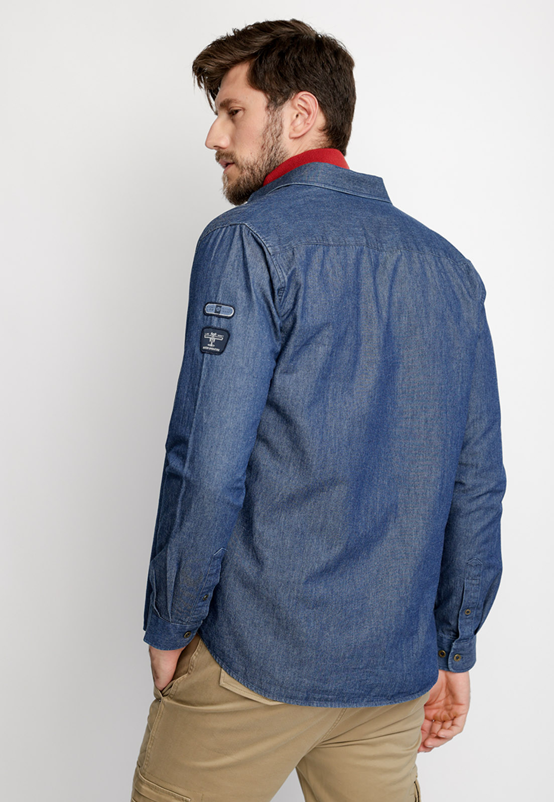 CAMISA DENIM BALTIMORE FJ BLUE - 2