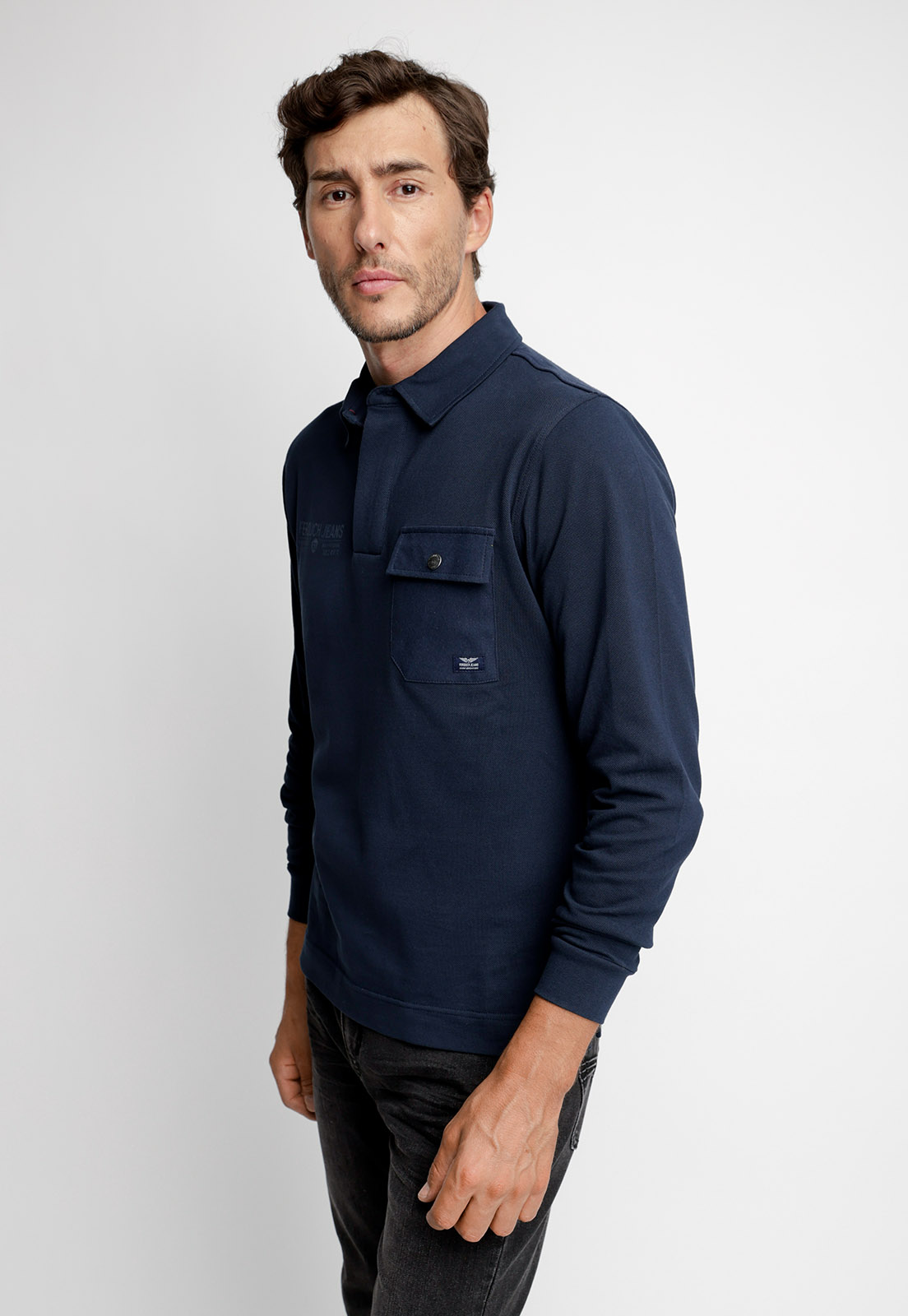 POLERA POLO TEXAS NAVY - 1