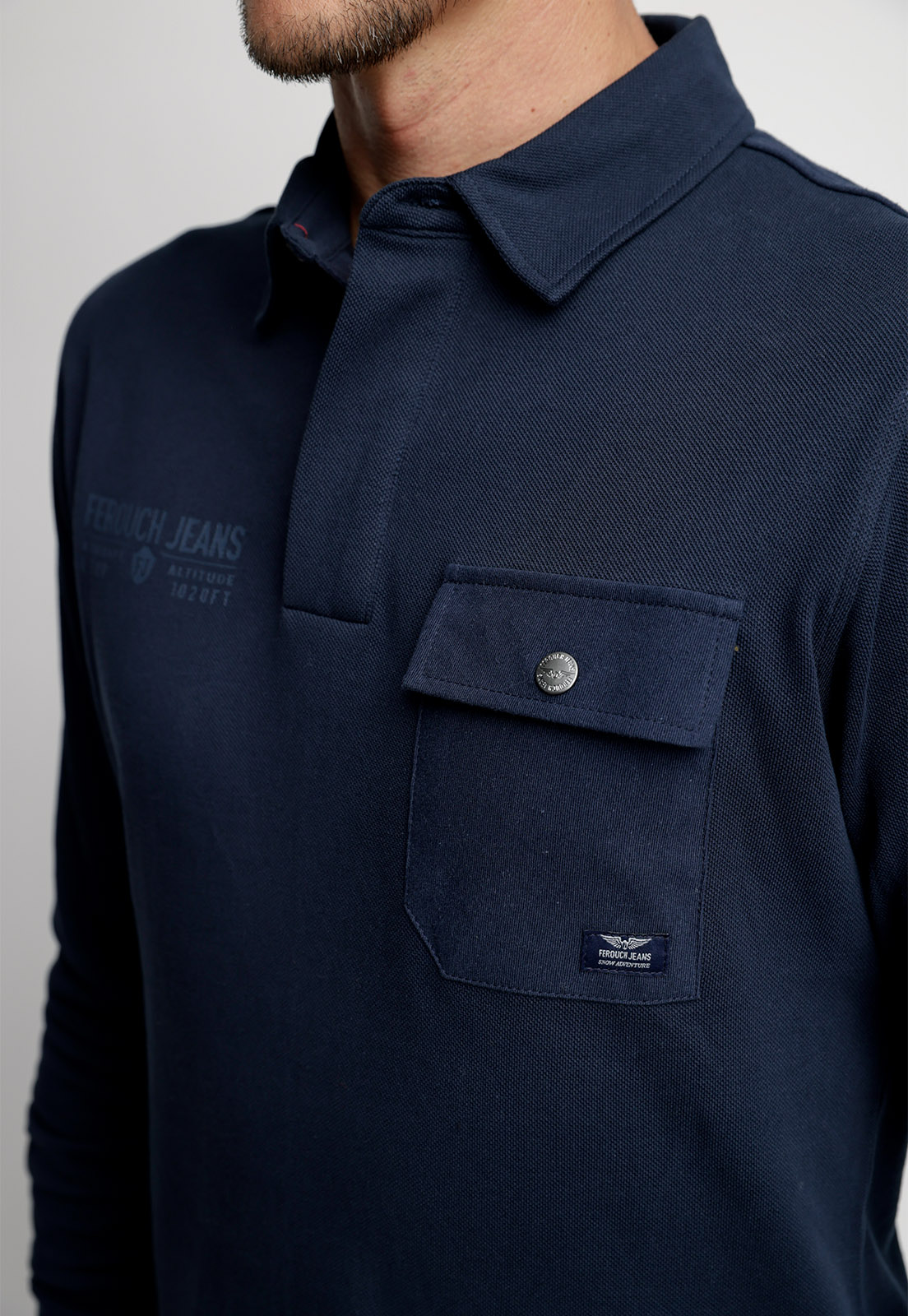 POLERA POLO TEXAS NAVY - 3