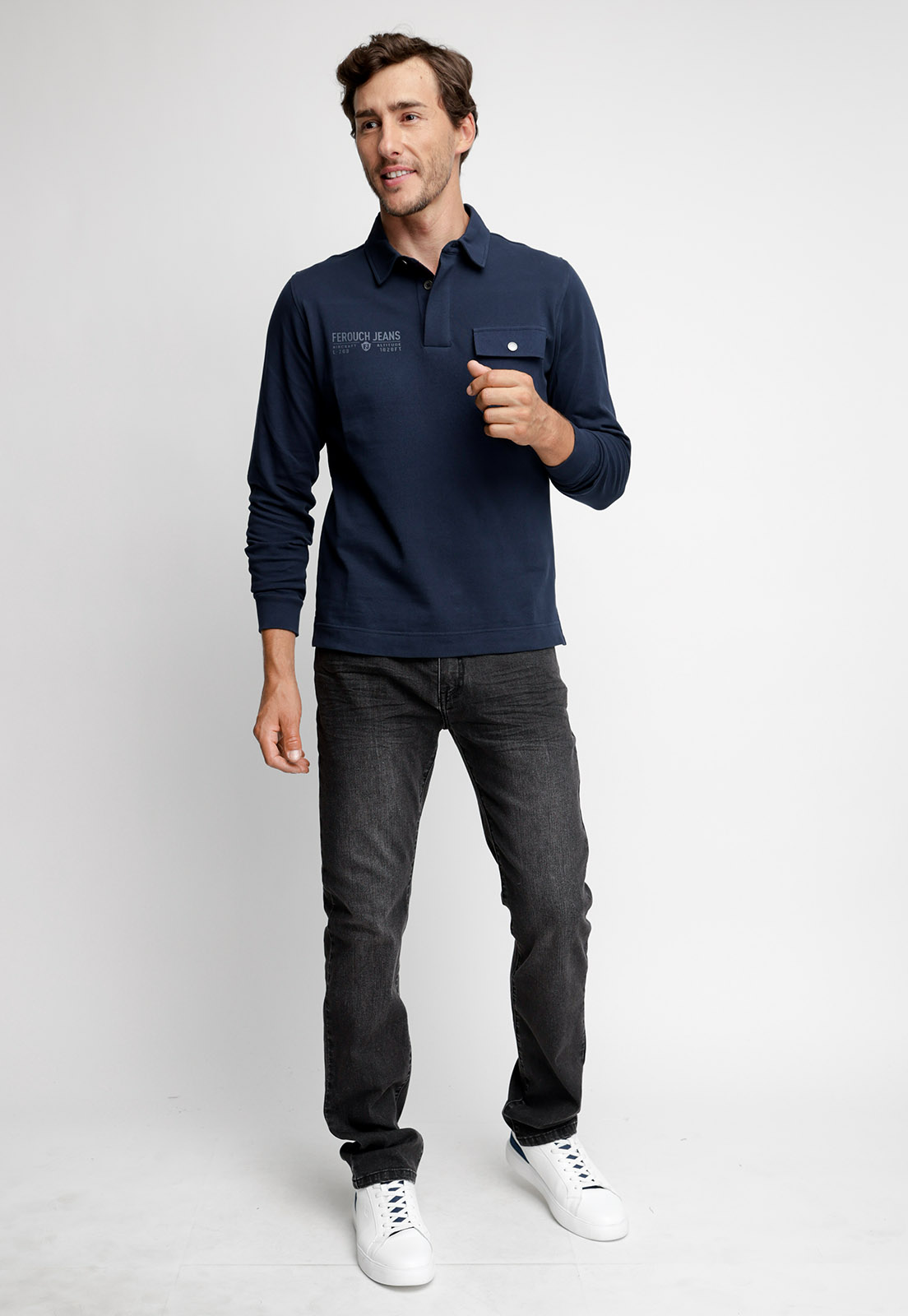 POLERA POLO TEXAS NAVY - 4