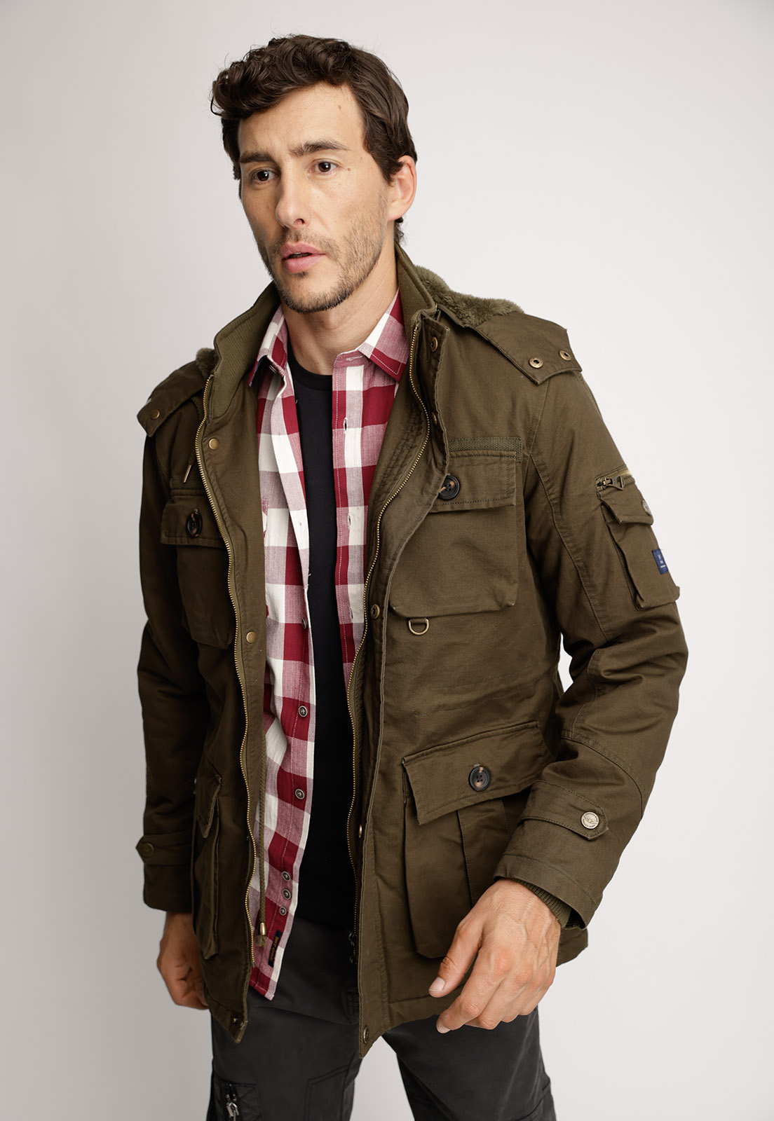 CHAQUETA TWILL NEVADA F MILITARY - 1