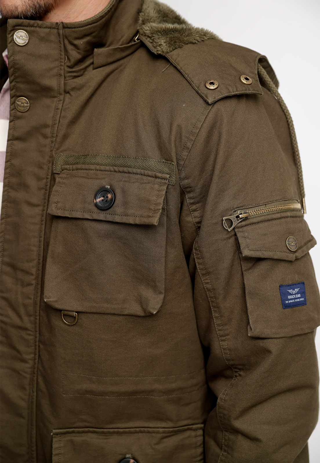 CHAQUETA TWILL NEVADA F MILITARY - 3