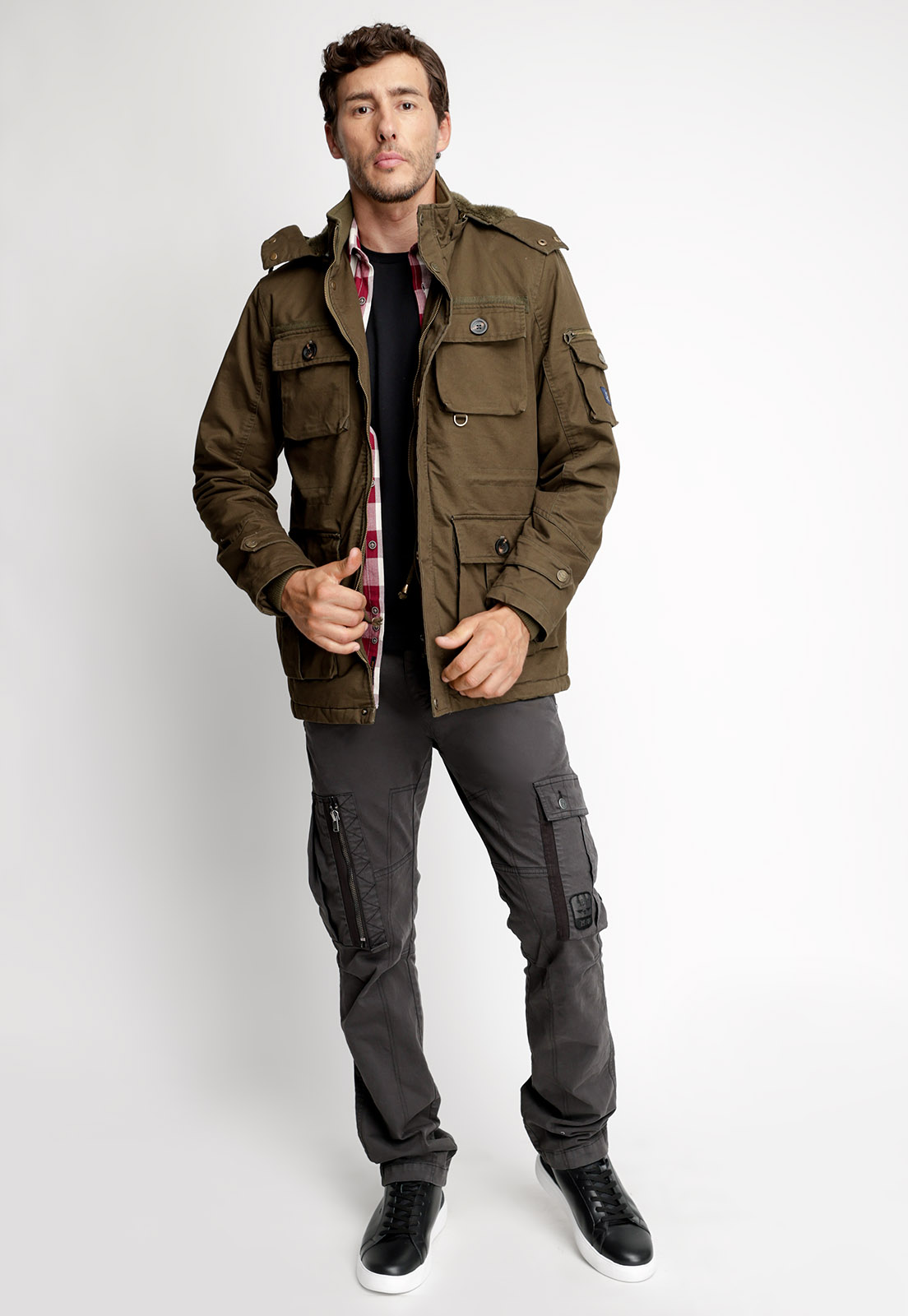 CHAQUETA TWILL NEVADA F MILITARY - 4