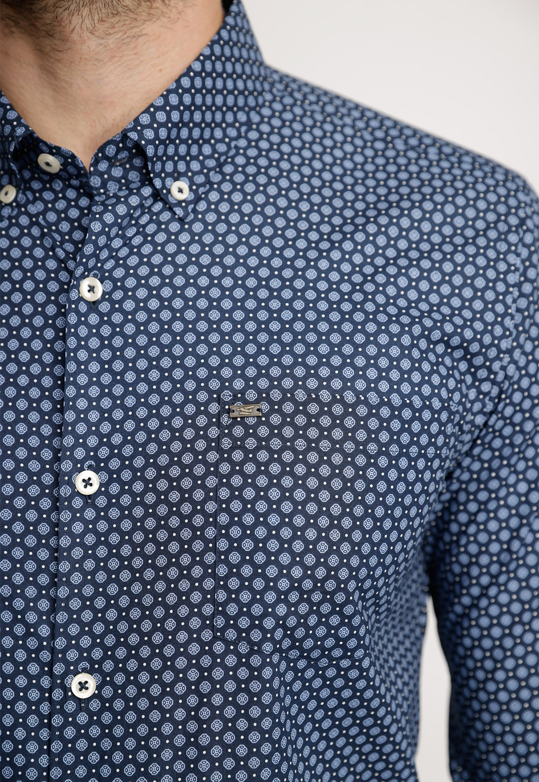 CAMISA ESTAMPADA VERMONT F NAVY - 3