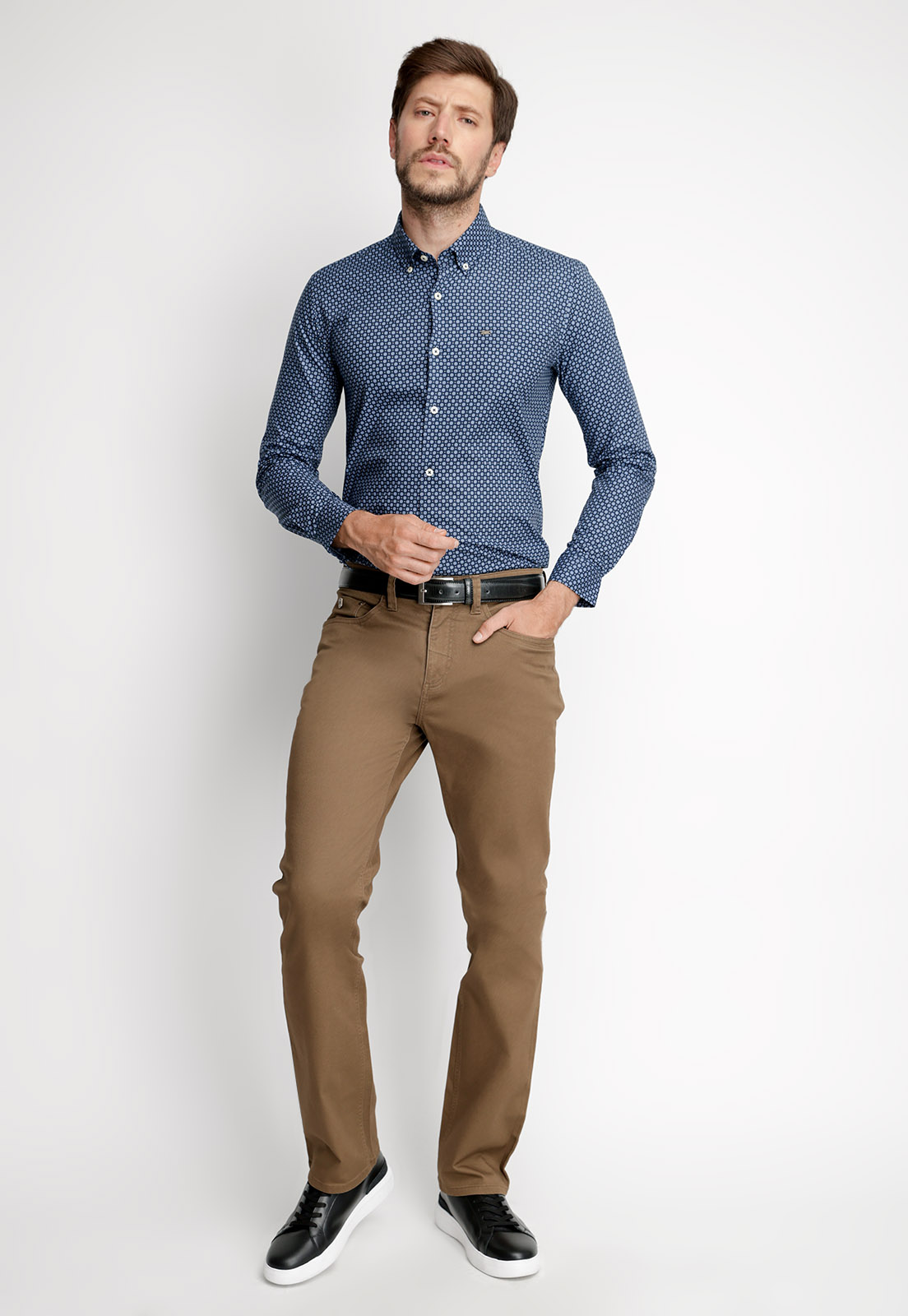 CAMISA ESTAMPADA VERMONT F NAVY - 4