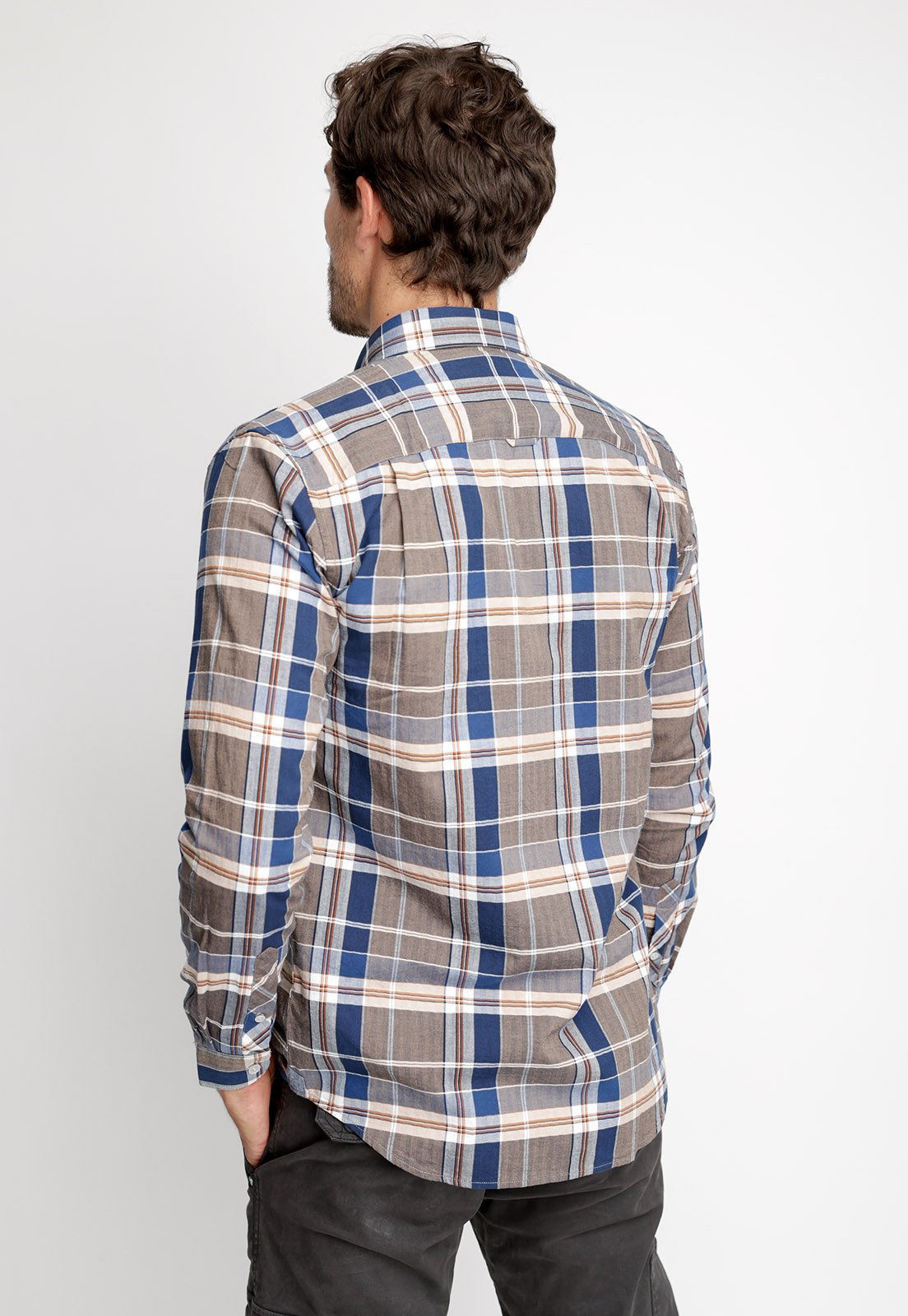 CAMISA CHECKERED SAN DIEGO FJ CAMEL - 2